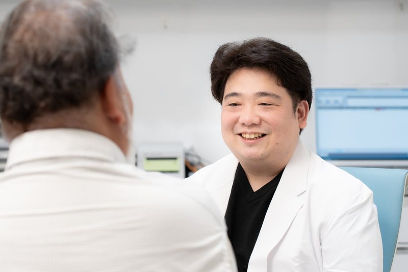 事前診察のようす