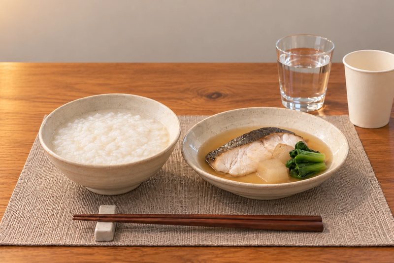 検査前日の食事の準備